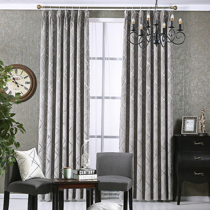 Solid Color Simple Modern Room Curtains