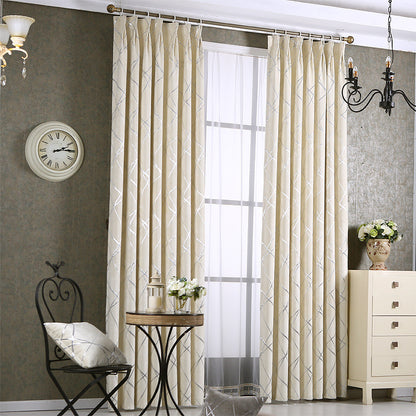 Solid Color Simple Modern Room Curtains