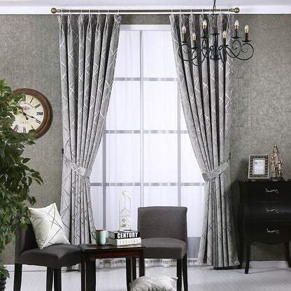 Solid Color Simple Modern Room Curtains